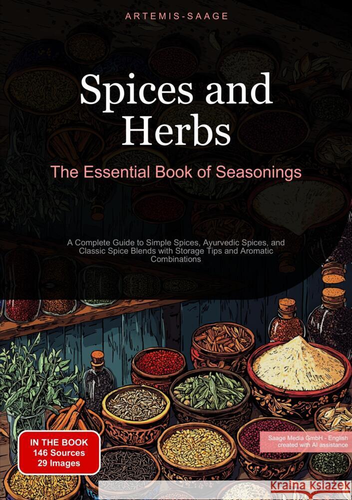 Spices and Herbs: The Essential Book of Seasonings Saage - English, Artemis 9783384485281 Saage Books - książka