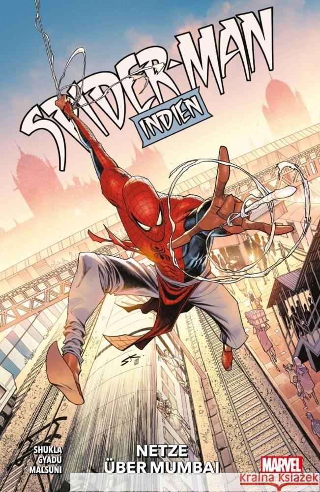 Spider-Man: Indien - Netze über Mumbai Shukla, Nikesh, Gyadu, Tadam, Malsuni, Abhishek 9783741636448 Panini Manga und Comic - książka