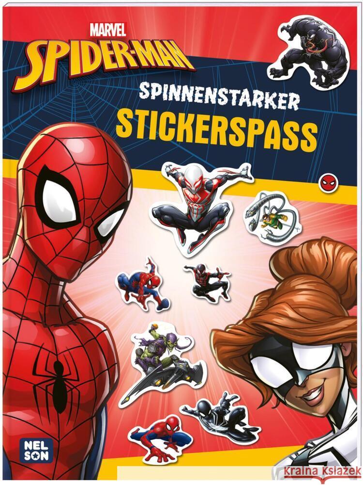 Spider-Man: Spinnenstarker Stickerspaß  9783845123868 Nelson - książka