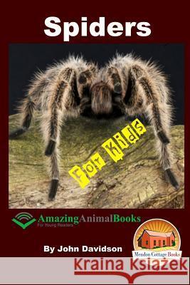 Spiders - For Kids - Amazing Animal Books for Young Readers John Davidson Mendon Cottage Books 9781517379384 Createspace - książka