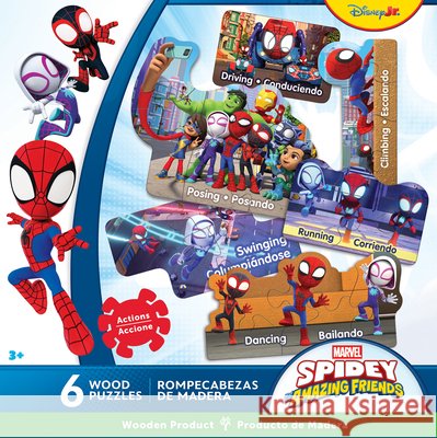 Spidey 6 Pack Puzzles Masterpieces 0705988126703 Masterpiece Records - książka