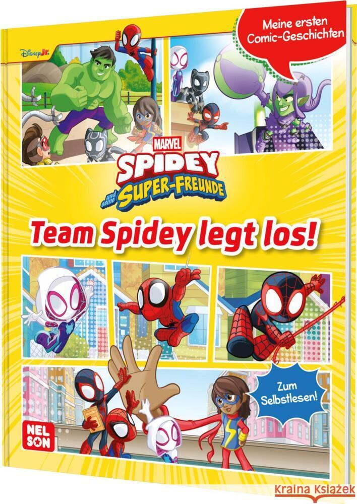 Spidey und seine Super-Freunde: Meine ersten Comic-Geschichten: Team Spidey legt los!  9783845130910 Nelson - książka