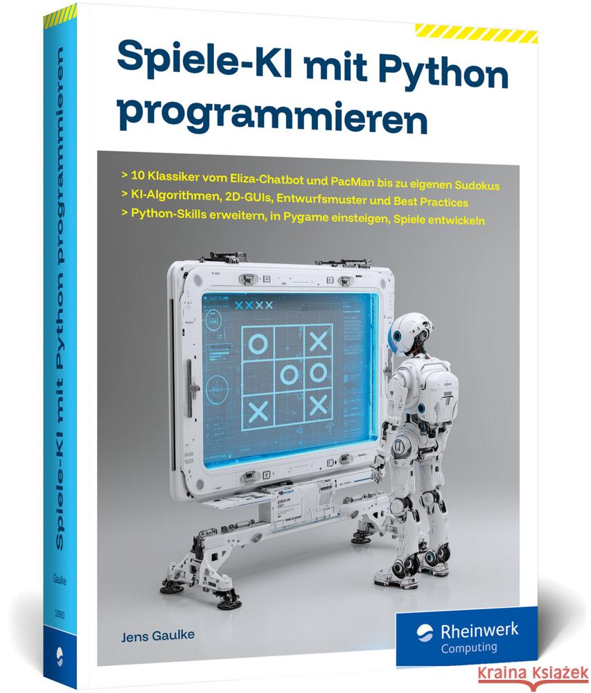 Spiele-KI mit Python programmieren Gaulke, Jens 9783367109630 Rheinwerk Computing - książka