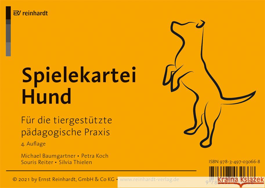 Spielekartei Hund Baumgartner, Michael, Koch, Petra, Reiter, Souris 9783497030668 Reinhardt, München - książka