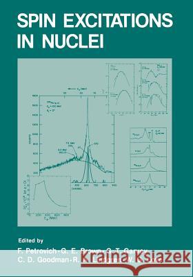 Spin Excitations in Nuclei Fred Petrovich 9781468447088 Springer - książka