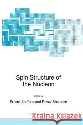 Spin Structure of the Nucleon Erhard Steffens Revaz Shanidze 9781402014413 Springer London - książka