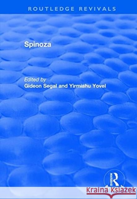 Spinoza Segal, Gideon 9781138731196 TAYLOR & FRANCIS - książka