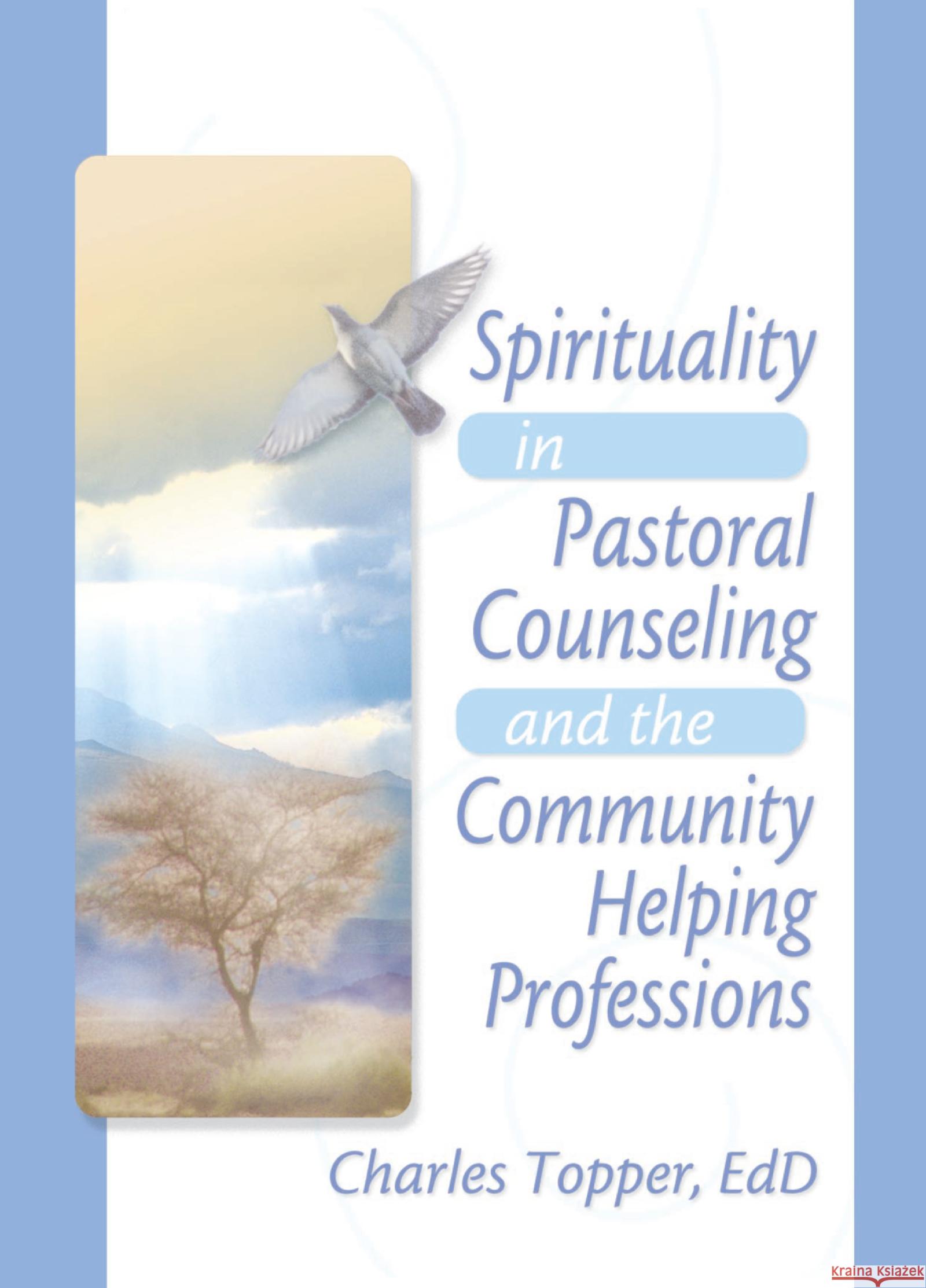 Spirituality in Pastoral Counseling and the Community Helping Professions Charles Topper 9780789008619 Haworth Pastoral Press - książka
