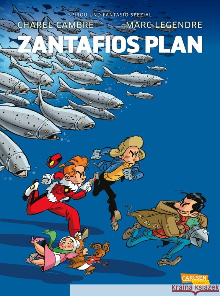 Spirou und Fantasio Spezial 37: Zantafios Plan Legendre, Marc 9783551780485 Carlsen Comics - książka