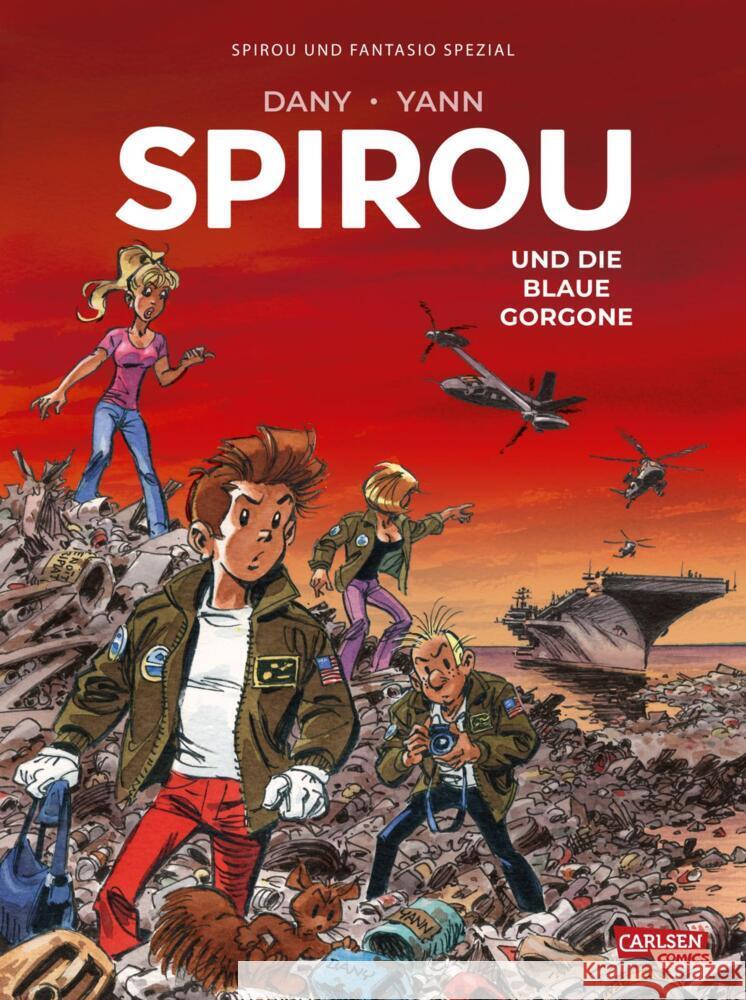 Spirou und Fantasio Spezial 42: Spirou und die blaue Gorgone Yann 9783551799562 Carlsen Comics - książka