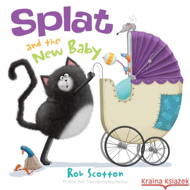 Splat and the New Baby Rob Scotton Rob Scotton 9780062133892 HarperCollins - książka