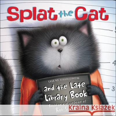 Splat the Cat and the Late Library Book Rob Scotton Rob Scotton 9780606381550 Turtleback Books - książka