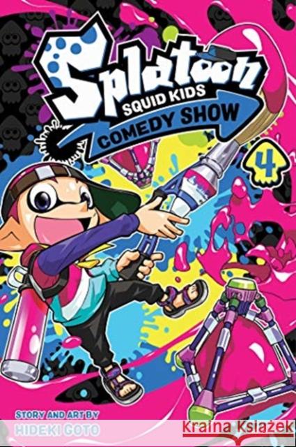 Splatoon: Squid Kids Comedy Show, Vol. 4 Hideki Goto 9781974721740 Viz Media, Subs. of Shogakukan Inc - książka