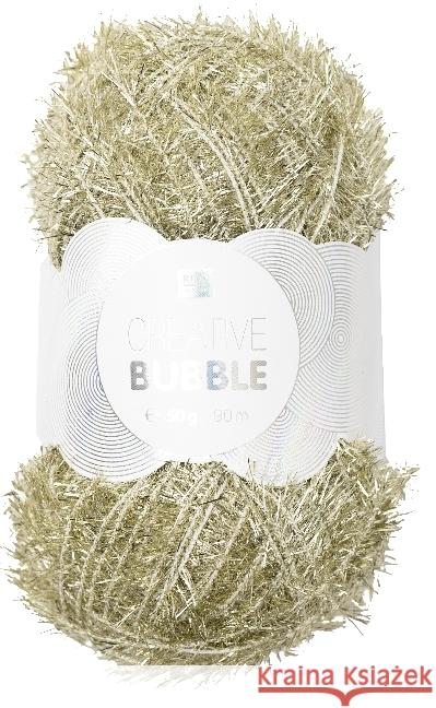 Spülschwammgarn Creative Bubble Metallic Gold  4050051558995 RICO-Design tap - książka