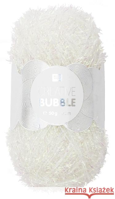 Spülschwammgarn Creative Bubble Weiss irisierend  4050051558971 RICO-Design tap - książka