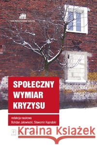 Społeczny wymiar kryzysu  9788373836167 Scholar - książka