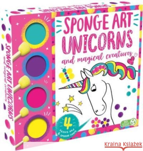 Sponge Art Unicorns and Magical Creatures Igloo Books Ltd 9781837710676 Bonnier Books Ltd - książka