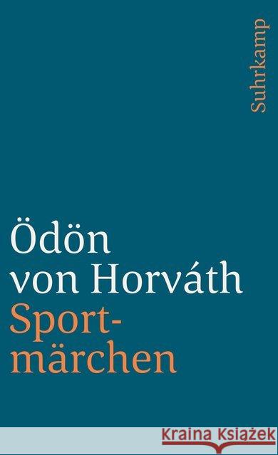 Sportmärchen Horvath, Ödön von 9783518375617 Suhrkamp - książka