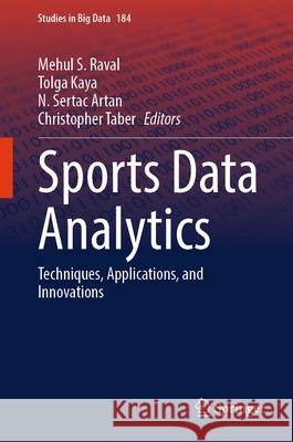 Sports Data Analytics  9789819551316 Springer - książka