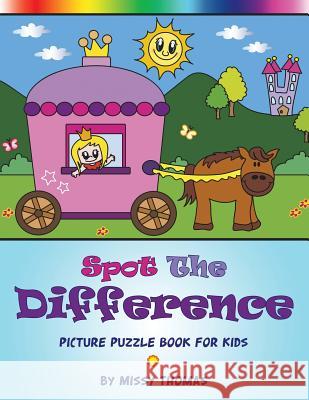 Spot The Difference - Picture Puzzle Book For Kids Thomas, Missy 9781503069145 Createspace - książka