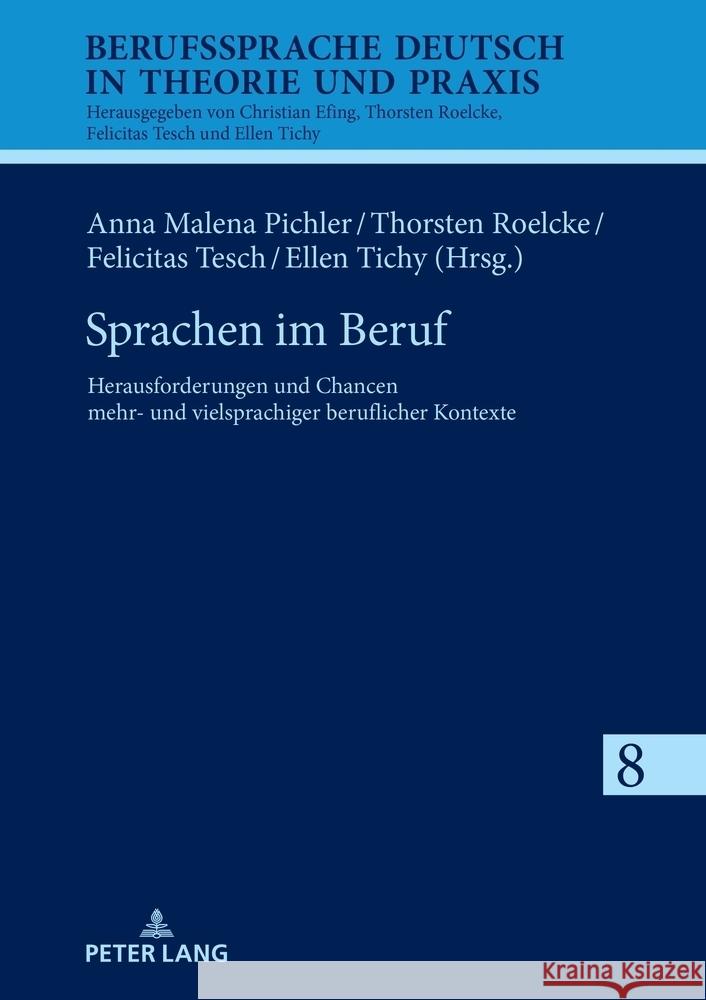 Sprachen im Beruf  9783631910979 Peter Lang - książka