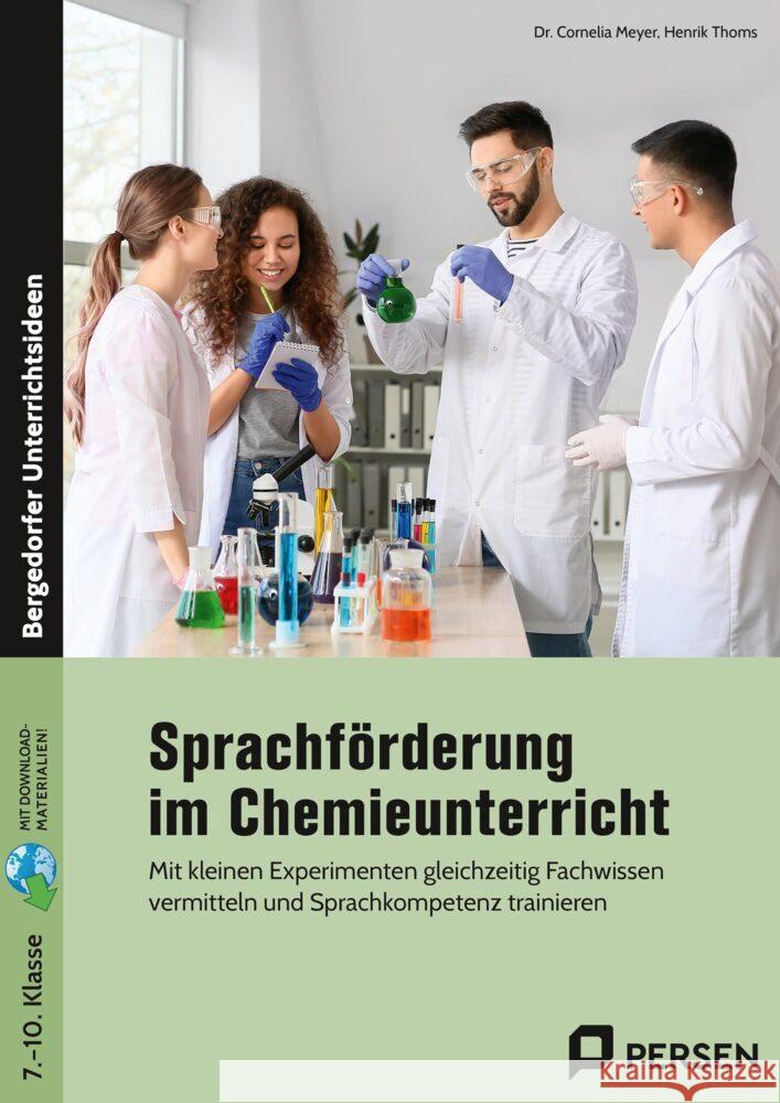 Sprachförderung im Chemieunterricht Meyer, Cornelia, Thoms, Henrik 9783403211600 Persen Verlag in der AAP Lehrerwelt - książka