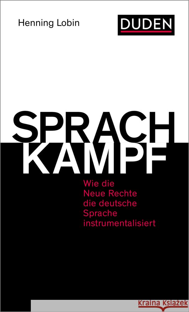 Sprachkampf Lobin, Henning 9783411740048 Duden - książka