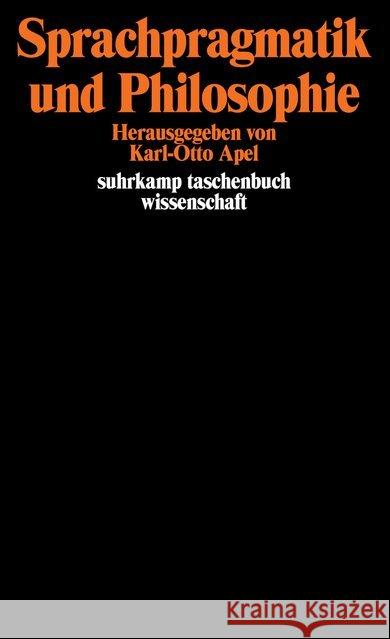 Sprachpragmatik und Philosophie  9783518279755 Suhrkamp - książka