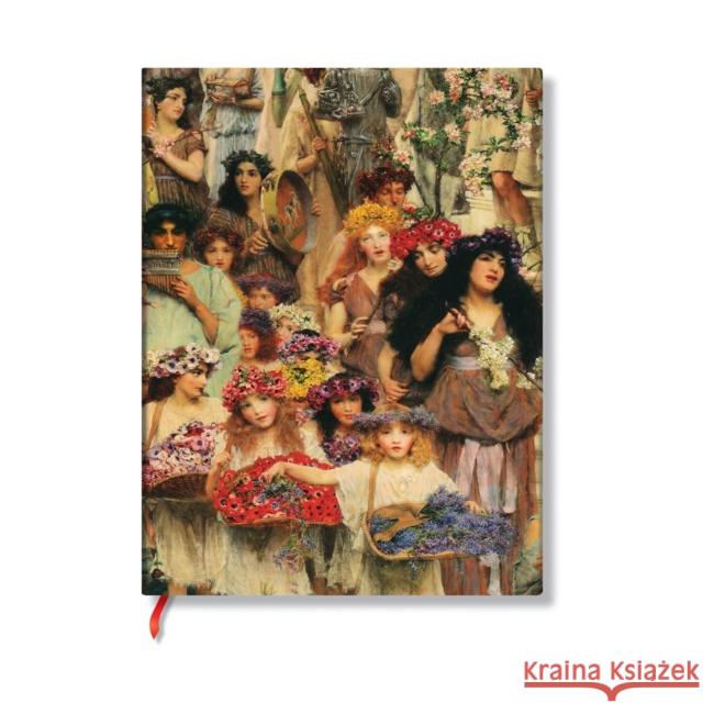 Spring (Lawrence Alma-Tadema) Ultra Unlined Hardback Journal (Elastic Band Closure) Paperblanks 9781439798041 Paperblanks - książka
