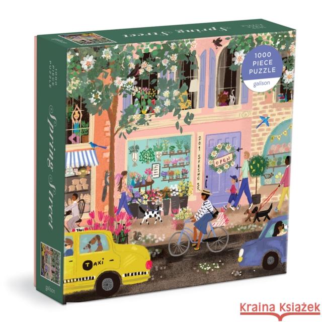 SPRING STREET 1000 PC PUZZLE IN A SQUARE GALISON 9780735372405 CHRONICLE GIFT/STATIONERY - książka