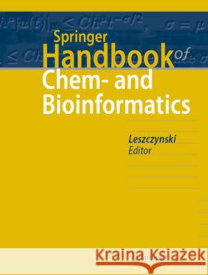 Springer Handbook of Chem- And Bioinformatics Jerzy Leszczynski Supratik Kar Kunal Roy 9783031817274 Springer - książka