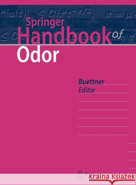 Springer Handbook of Odor Andrea Buettner 9783319269306 Springer - książka