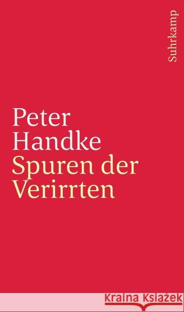 Spuren der Verirrten Handke, Peter 9783518241400 Suhrkamp Verlag - książka