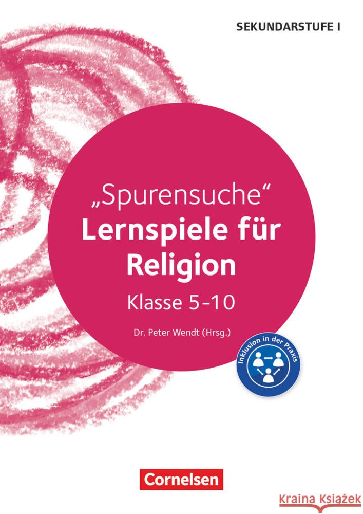 Spurensuche : Lernspiele für Religion Klasse 5-10. Kopiervorlagen  9783589166855 Cornelsen Verlag Scriptor - książka