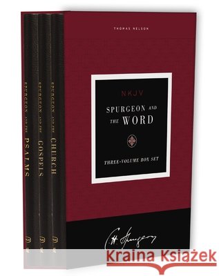 Spurgeon and the Word Set (NKJV) Charles H. Spurgeon 9781400350315 Thomas Nelson Publishers - książka