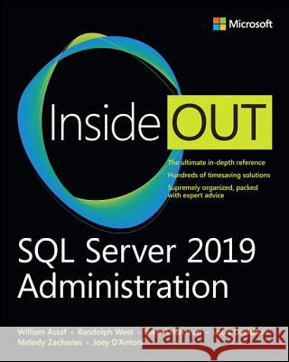 SQL Server 2019 Administration Inside Out West, Randolph 9780135561089 Microsoft Press - książka