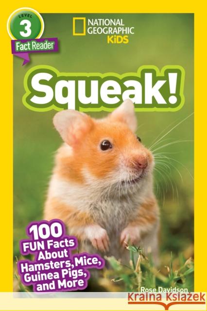 Squeak!: 100 Fun Facts About Hamsters, Mice, Guinea Pigs, and More  9781426334887 National Geographic Society - książka