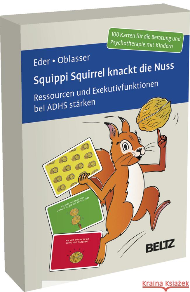 Squippi Squirrel knackt die Nuss Eder, Sigrun, Oblasser, Caroline Dr. 4019172102029 Beltz - książka
