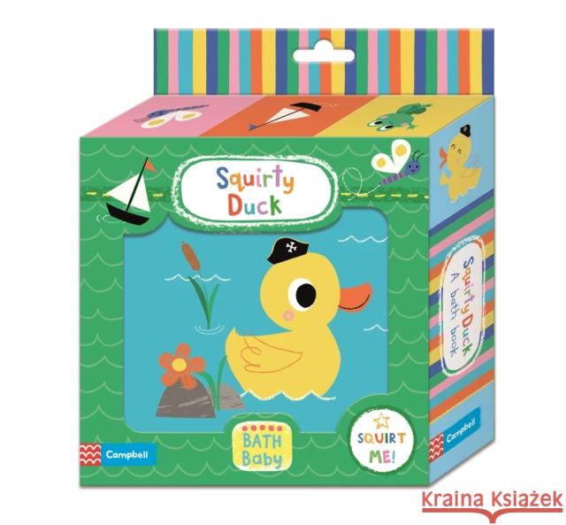 Squirty Duck Bath Book Campbell Books 9781529003765 Pan Macmillan - książka