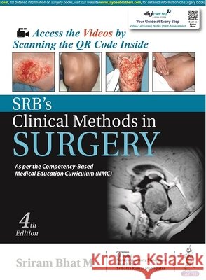 SRB's Clinical Methods in Surgery Sriram Bhat M   9789354658686 Jaypee Brothers Medical Publishers - książka