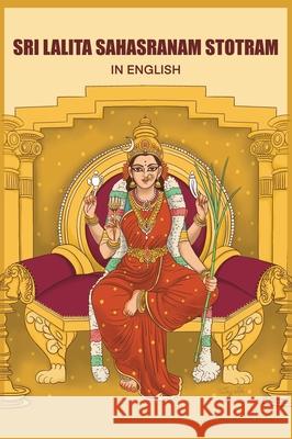 Sri Lalita Sahasranam Stotram in English Divinebharat                             Sujata Saha 9789355926036 Divinebharat - książka