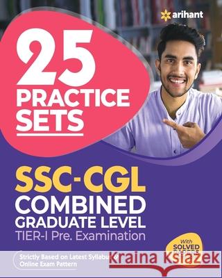 SSC CGL TIER I 25 Practice Sets (E) Arihant Experts 9789325294684 Arihant Publication India Limited - książka