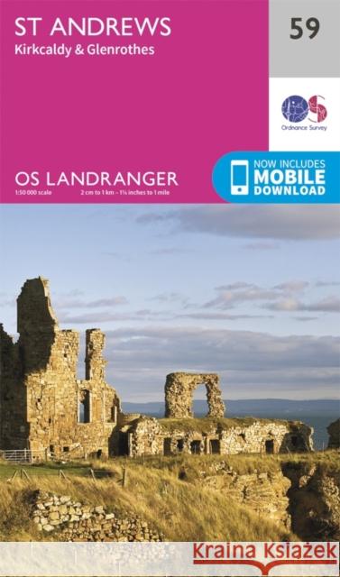 St Andrews, Kirkcaldy & Glenrothes Ordnance Survey 9780319261576 Ordnance Survey - książka