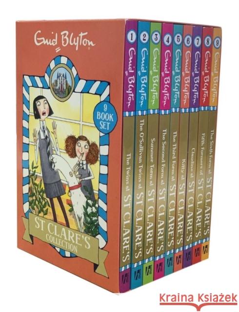 St Clare's Collection 9 Book Boxset Enid Blyton 9781444964271 Hodder & Stoughton Children's Books - książka