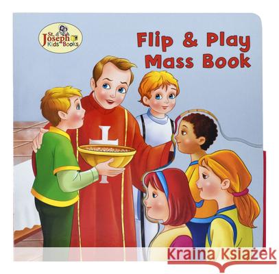 St. Joseph Flip & Play Mass Book Tom Donaghy 9781937913816 Catholic Book Publishing Corp - książka