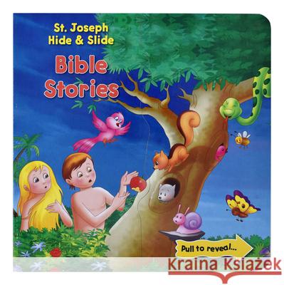 St. Joseph Hide & Slide Bible Stories Donaghy, Thomas J. 9781941243039 Catholic Book Publishing Corp - książka