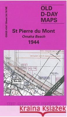 St. Pierre Du Mont (Omaha Beach) 1944: D-Day Sheet 34/18 Tony Rosser 9781841516530 Alan Godfrey Maps - książka