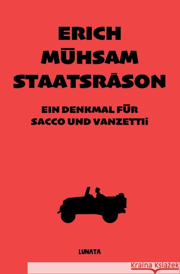 Staatsräson Mühsam, Erich 9783753145440 epubli - książka