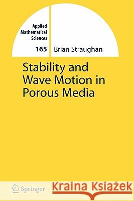 Stability and Wave Motion in Porous Media Brian Straughan 9781441926265 Springer - książka