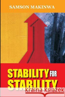 Stability For Stability Samson Makinwa 9781548249151 Createspace Independent Publishing Platform - książka